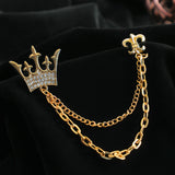 Kavove The Club King Golden Colour Brooch