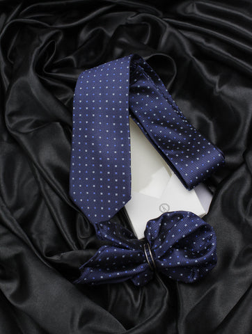 Neck Tie and Pocket Square Set for Men