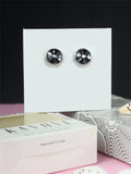 Kavove Classic Bloom Black Cufflinks For Men