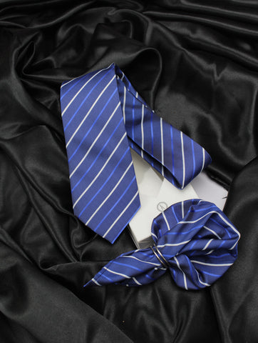 Neck Tie and Pocket Square Set for Men