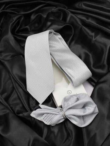 Neck Tie and Pocket Square Set for Men