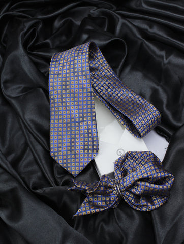 Neck Tie and Pocket Square Set for Men