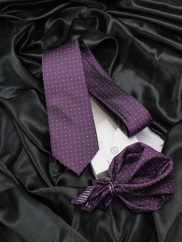 Neck Tie and Pocket Square Set for Men