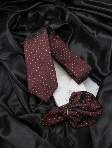 Neck Tie and Pocket Square Set for Men