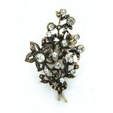 Kavove The Petal Whispers Silver Colour Brooch