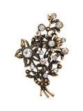 Kavove The Petal Whispers Silver Colour Brooch