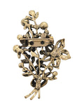 Kavove The Petal Whispers Silver Colour Brooch