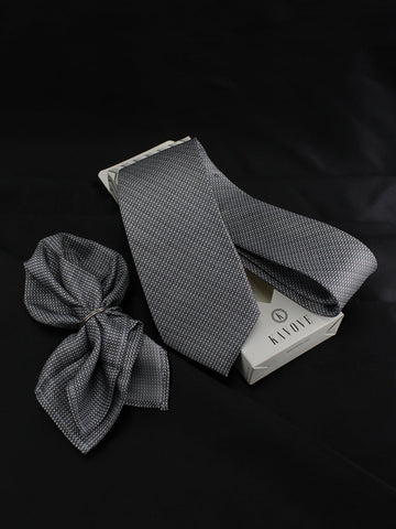 Neck Tie and Pocket Square Set for Men