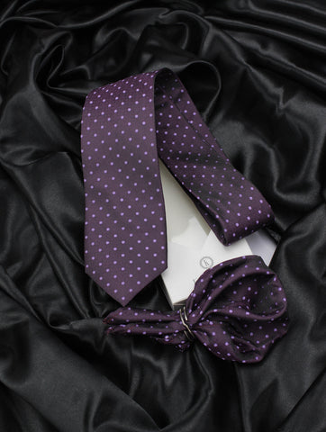 Neck Tie and Pocket Square Set for Men