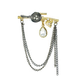 Kavove The Dew Drop Daisy Golden Colour Brooch