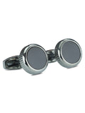 Kavove Classic Black Cufflinks For Men
