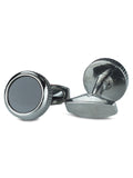 Kavove Classic Black Cufflinks For Men