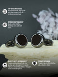 Kavove Classic Black Cufflinks For Men