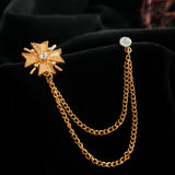 Kavove The OpulentOrnament Golden Colour Brooch