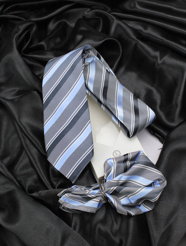 Neck Tie and Pocket Square Set for Men