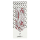 Kovove Exotic White Paisley Neck Tie For Men