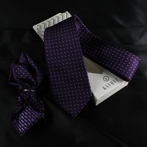 Neck Tie and Pocket Square Set for Men