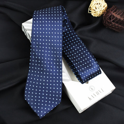 Kovove The Intellect Dash Abstract  Blue Necktie