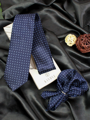 Neck Tie and Pocket Square Set for Men