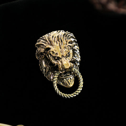 Kavove The Leo Lustre Golden Colour Brooch
