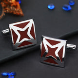 Kavove The Starlet Brown Coloured Cufflinks For Men