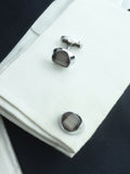 Kavove Elegant  Brown Cufflinks For Men