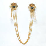 Kavove The Regal Glow Golden Colour Brooch