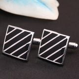 Kavove The Embellish Stripes Cufflinks for Men