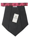 Kavove The Blooming Floral Maroon Cravat & Pocket Square set