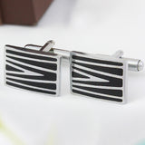 Kavove Zebra metal cufflinks for men