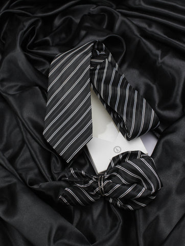 Neck Tie and Pocket Square Set for Men