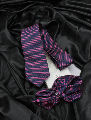 Neck Tie and Pocket Square Set for Men