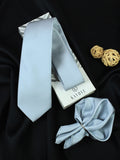 Neck Tie and Pocket Square Set for Men