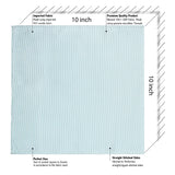 Kovove The Essentials Self Striped Blue Pocket Square For Men