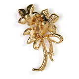 Kavove Bloom Pearl Blossom Golden Colour Brooch