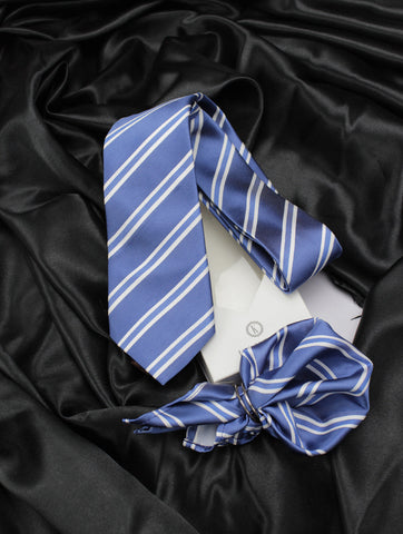 Neck Tie and Pocket Square Set for Men