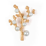 Kavove Grove Pearl Golden Colour Brooch
