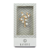 Kavove Grove Pearl Golden Colour Brooch