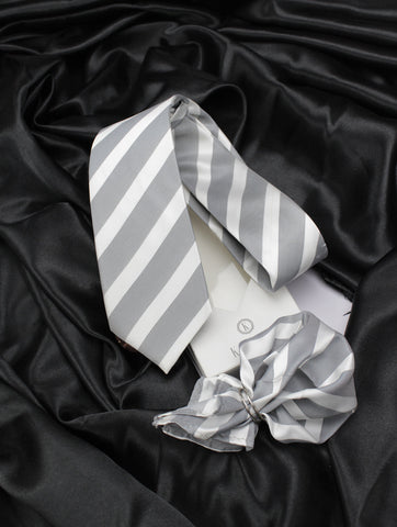 Neck Tie and Pocket Square Set for Men