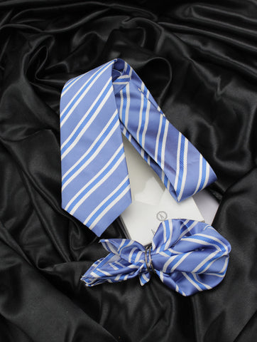 Neck Tie and Pocket Square Set for Men