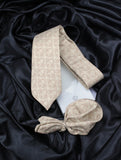Neck Tie and Pocket Square Set for Men