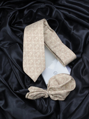 Neck Tie and Pocket Square Set for Men