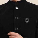 Kavove Elegance Pearl Black Colour Brooch