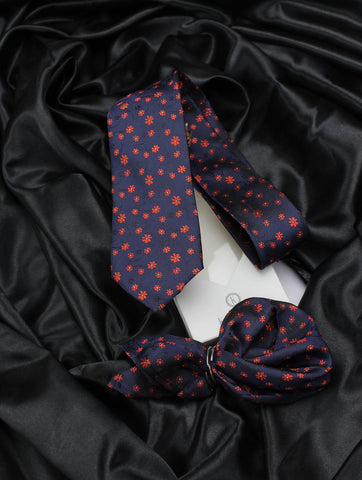 Neck Tie and Pocket Square Set for Men