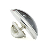 Kavove Alphabet 'S' Black Colour Lapel Pin