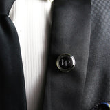 Kavove Alphabet 'W' Black Colour Lapel Pin