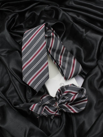Neck Tie and Pocket Square Set for Men