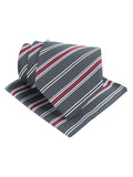 Neck Tie and Pocket Square Set for Men
