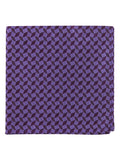 Kovove The Abstractzoid Purple Pocket Square For Men