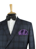 Kovove The Abstractzoid Purple Pocket Square For Men